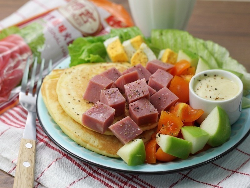 夏日清爽四色松饼