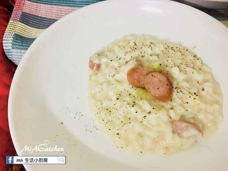 自制白酱德式香肠炖饭