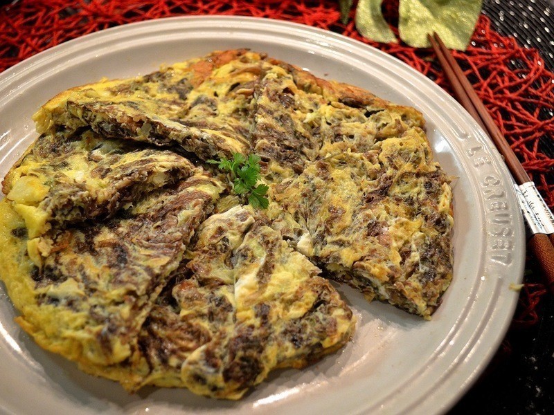 紫菜银鱼煎蛋