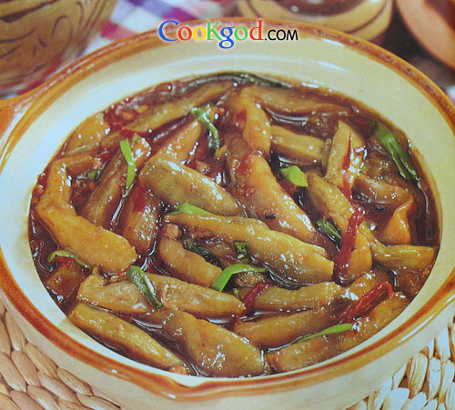 咸鱼茄子煲