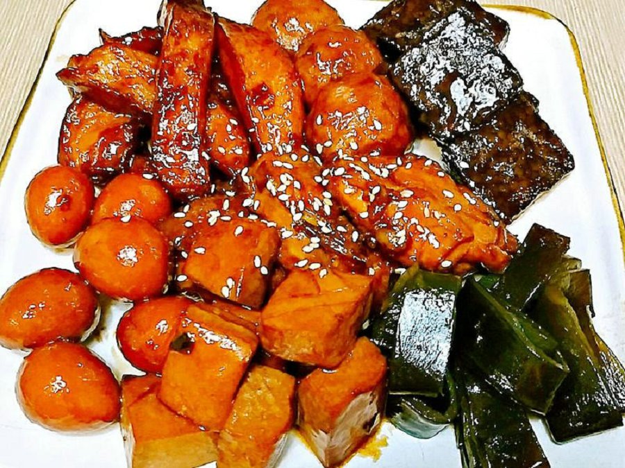 简易东山鸭头卤味