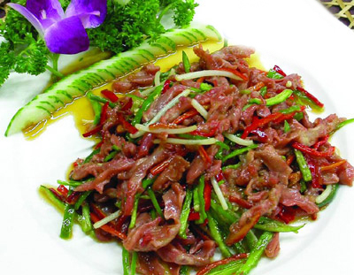 小炒鸭掌丝