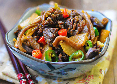 酸辣鸡杂