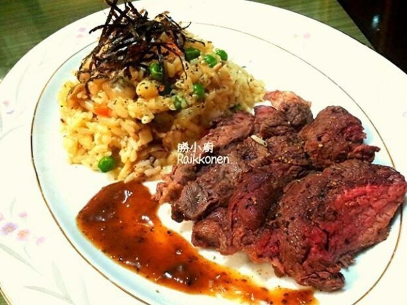 牛排菇菇炖饭