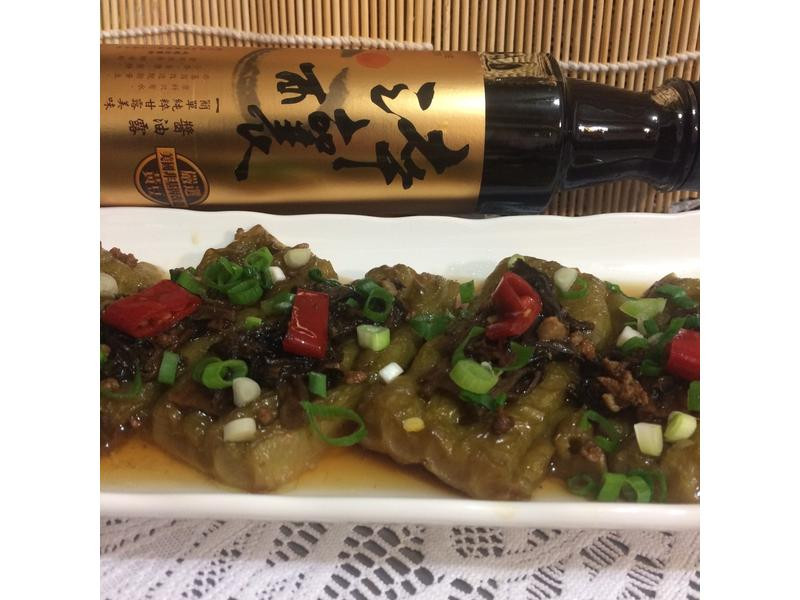 油焖福菜肉末苦瓜