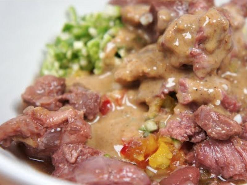和风芝麻鹿肉沙拉