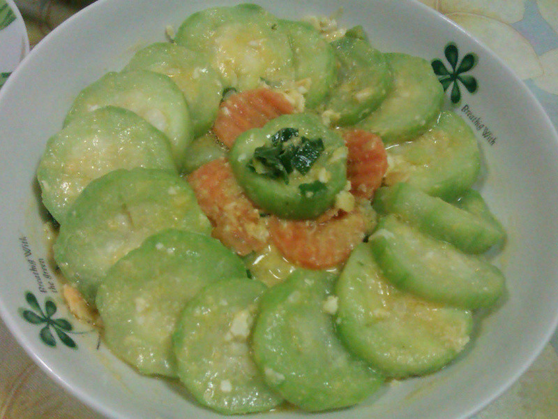 咸蛋牛奶丝瓜