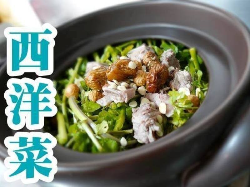 西洋菜无花果蜜枣煲排骨