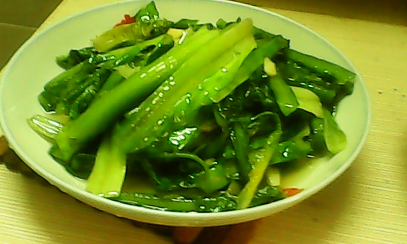 清炒油麦菜
