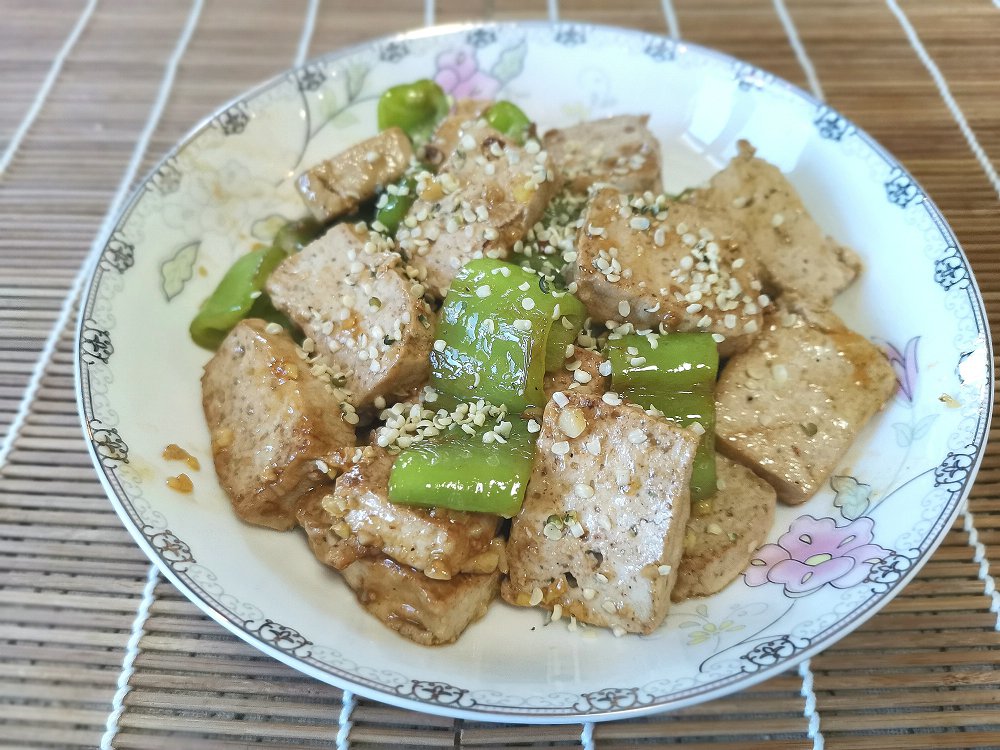 自制黑豆火麻豆腐做家常豆腐