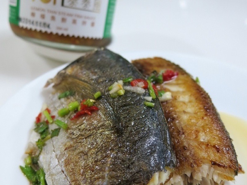 咸香鱼肉搭泰式酱汁