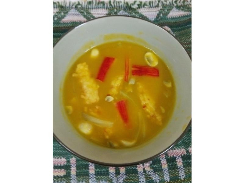 蟹肉磨菇南瓜浓汤
