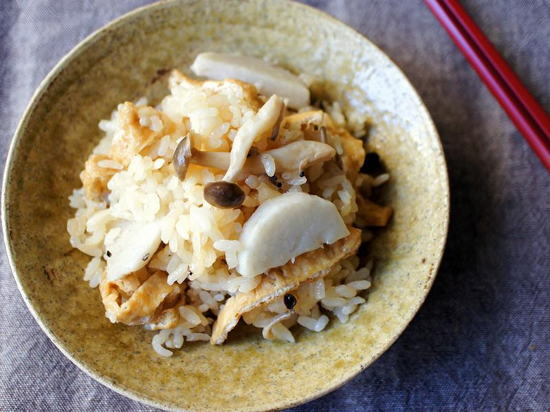 里芋豆皮炊饭