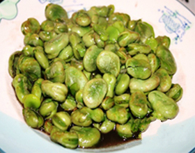 爆炒蚕豆