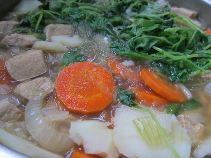 无油料理 安东炖鸡(苋菜)