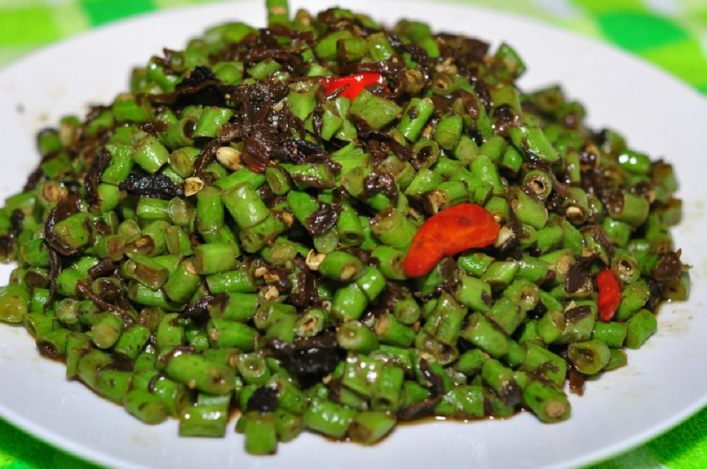 橄榄菜豇豆米