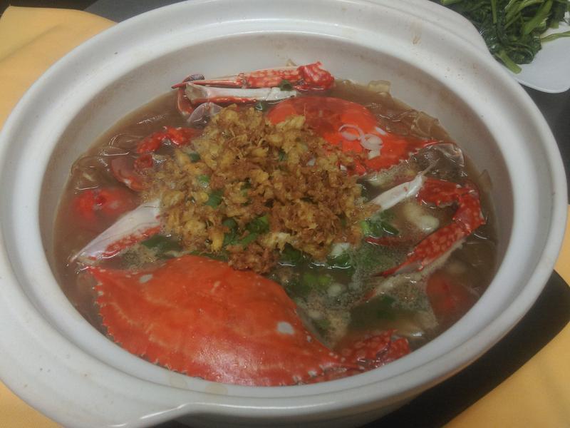 螃蟹粉丝煲
