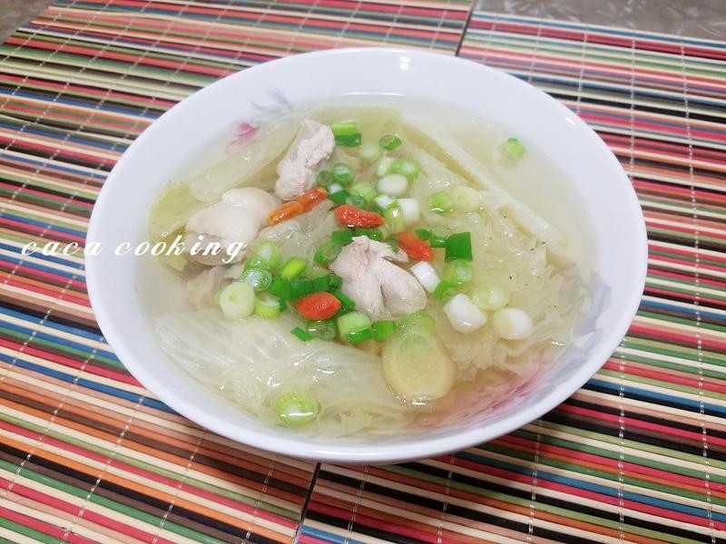 大白菜鸡汤