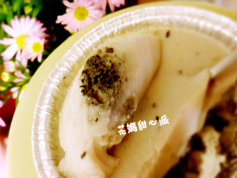 养生黑芝麻豆浆布丁