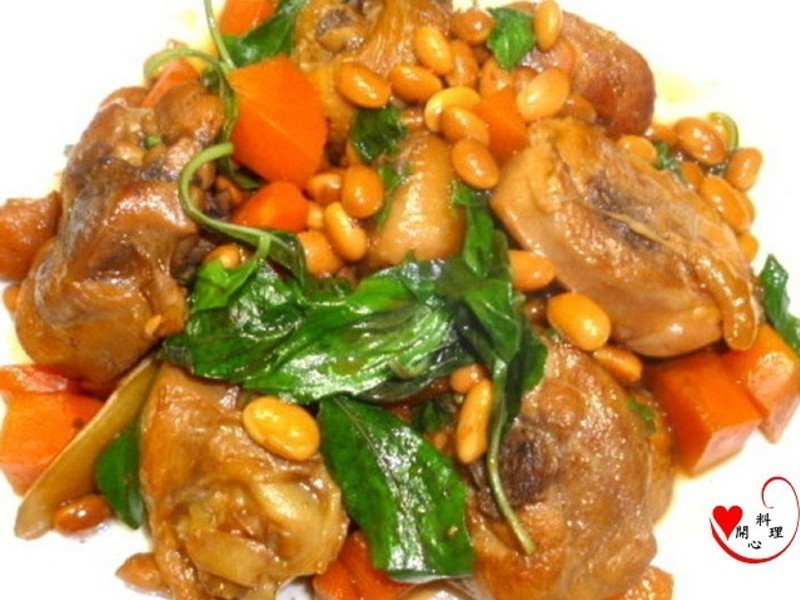 黄豆烧鸡腿