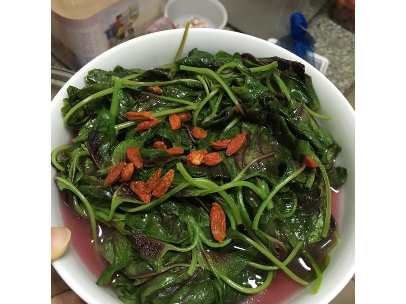 有机红苋菜枸杞