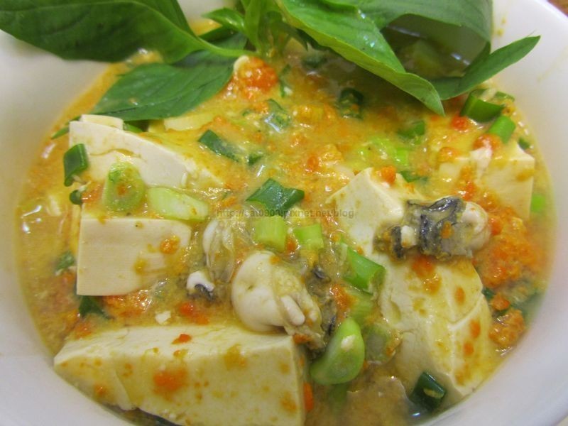 蟹黄鲜蚵豆腐