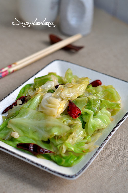 干煸圆白菜