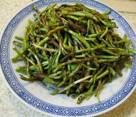 藜蒿炒腊肉