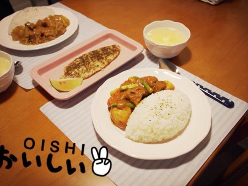 日式牛肉芦笋咖哩