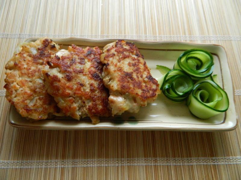 鲑鱼肉饼