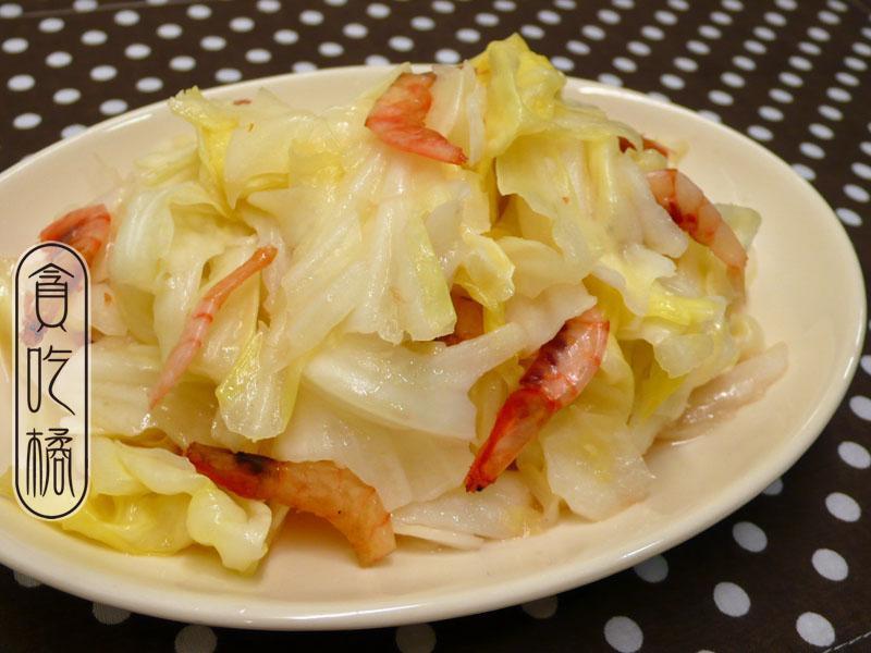 樱花虾炒圆白菜