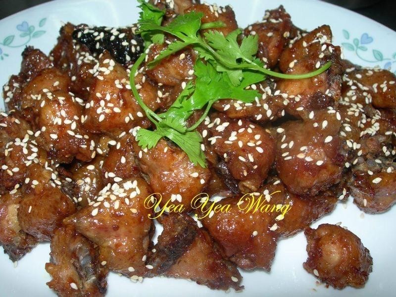 油炸芝麻鸡屁股