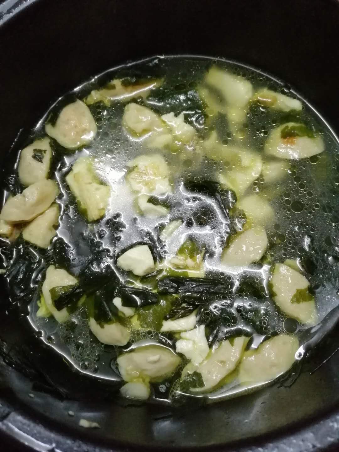 裙带菜豆腐汤