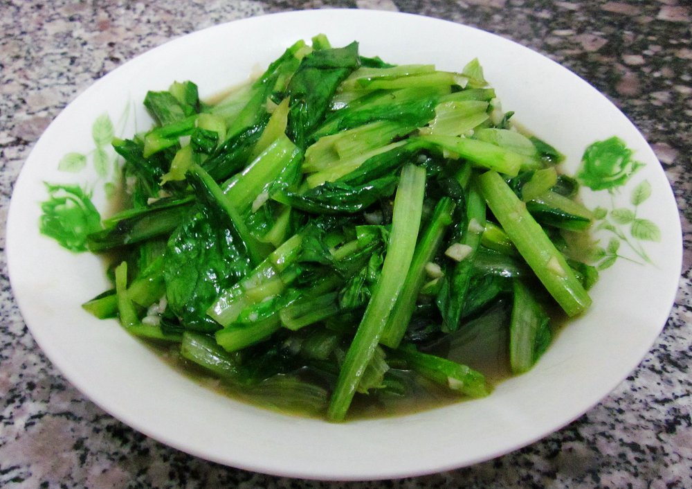 蒜泥油麦菜