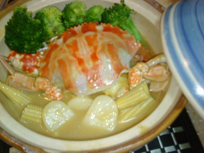 螃蟹年糕煲