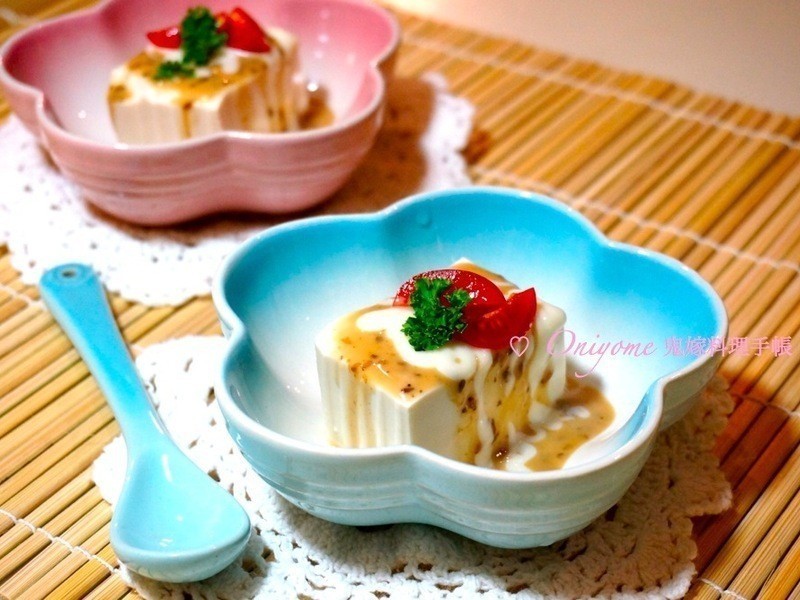冻豆腐伴芝麻酱