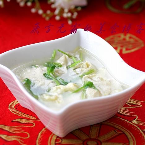 豆腐皮蛋花汤