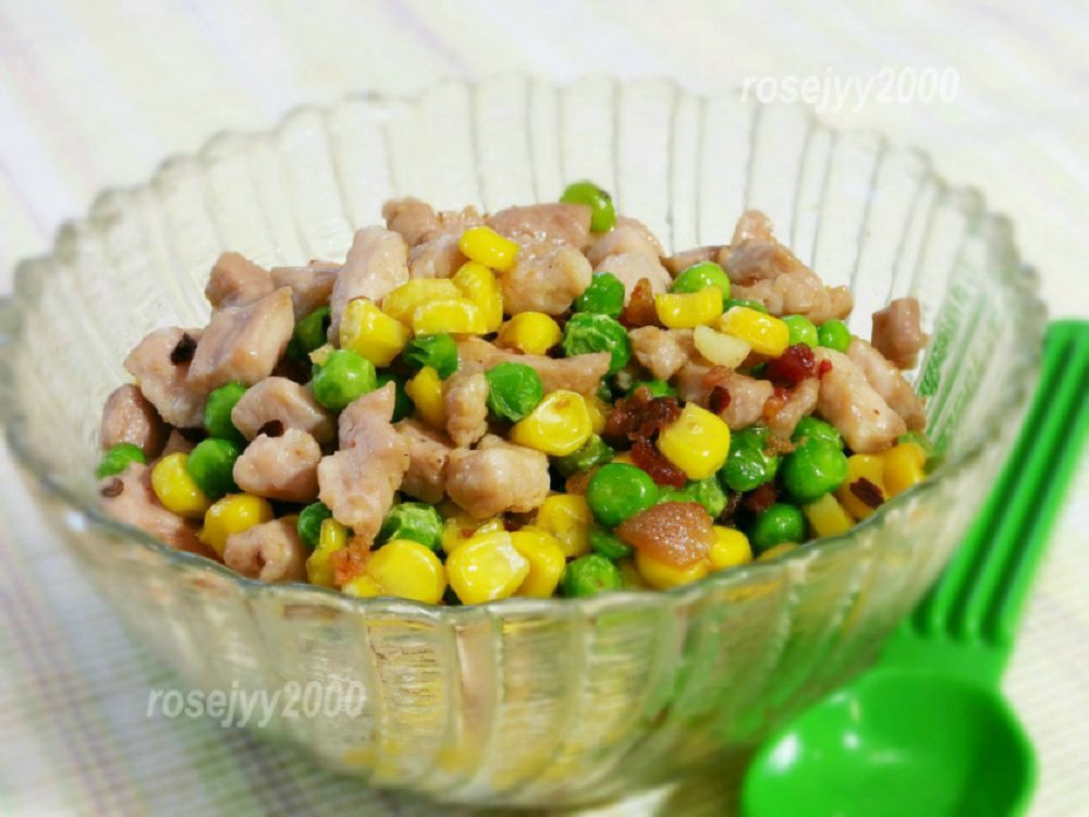 玉米青豆猪肉丁
