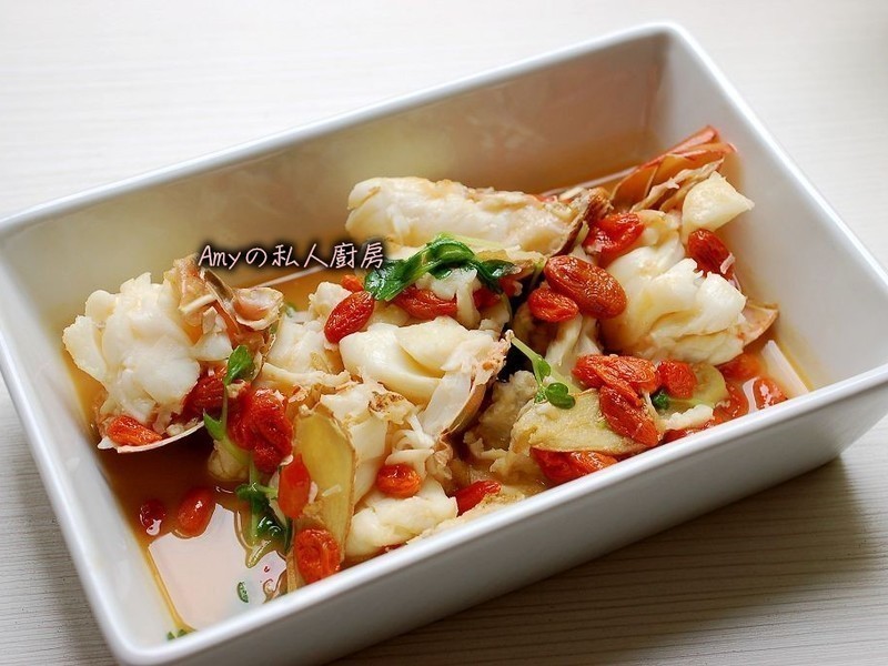 麻油枸杞龙虾