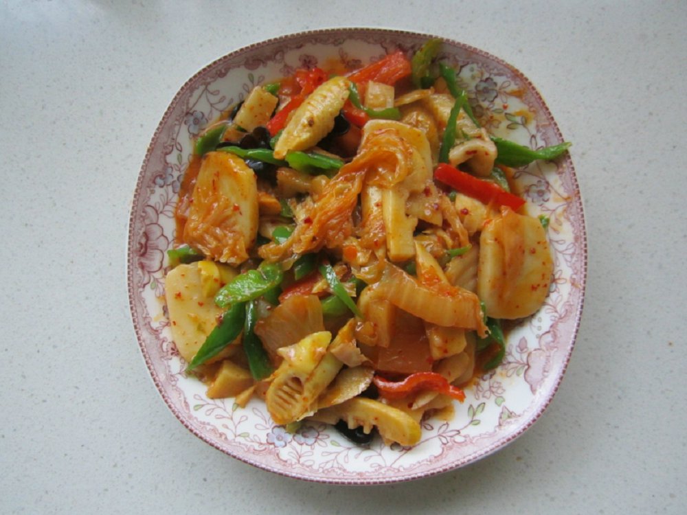 春笋泡菜炒年糕