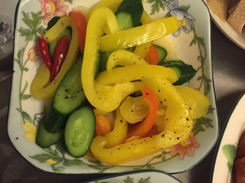 甜椒炒小黄瓜