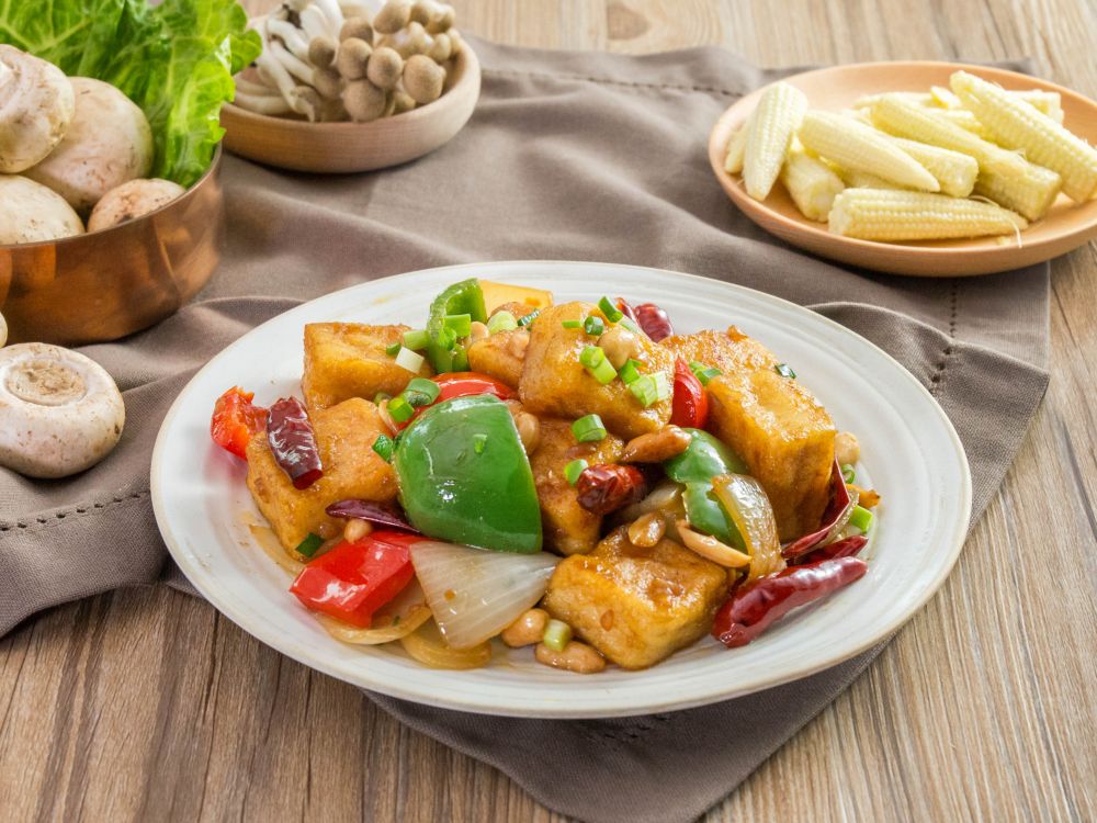 宫保冻豆腐