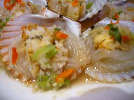 蒜蓉粉丝蒸扇贝