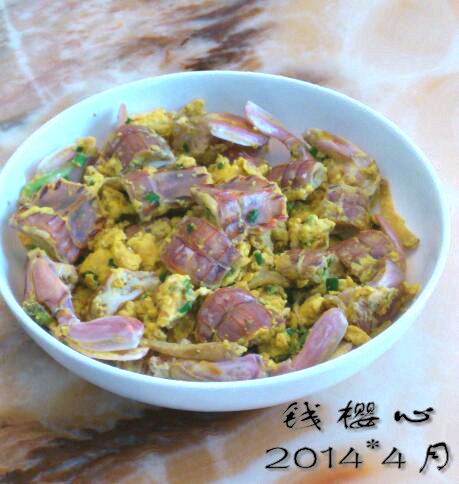 皮皮虾炒鸡蛋