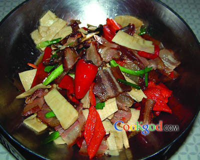 干锅春笋腊肉