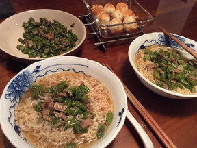 豇豆肉燥面