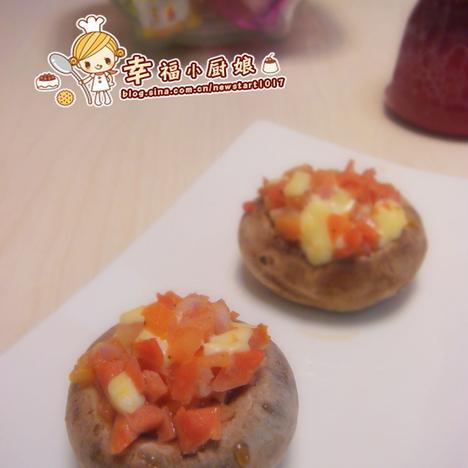 火腿焗口蘑