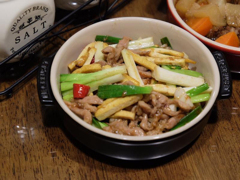 豆干炒肉丝
