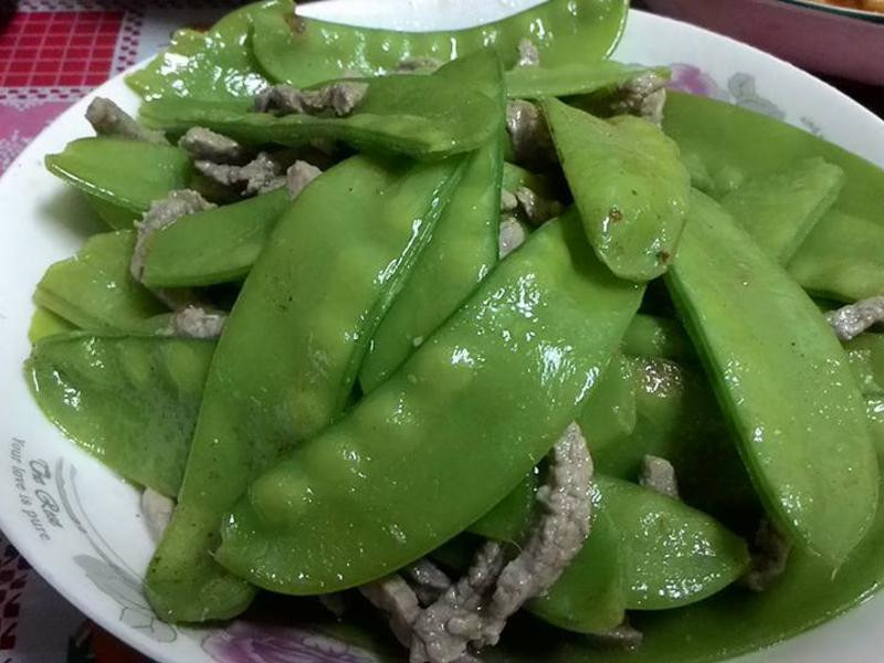 牛肉丝炒荷兰豆