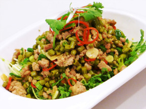 肉末炒豇豆